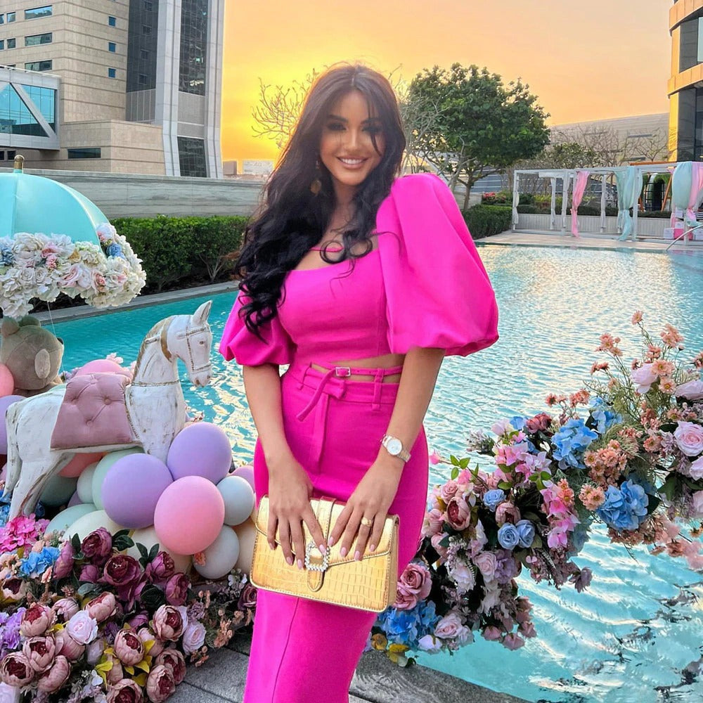 Rose luxury Coord Set