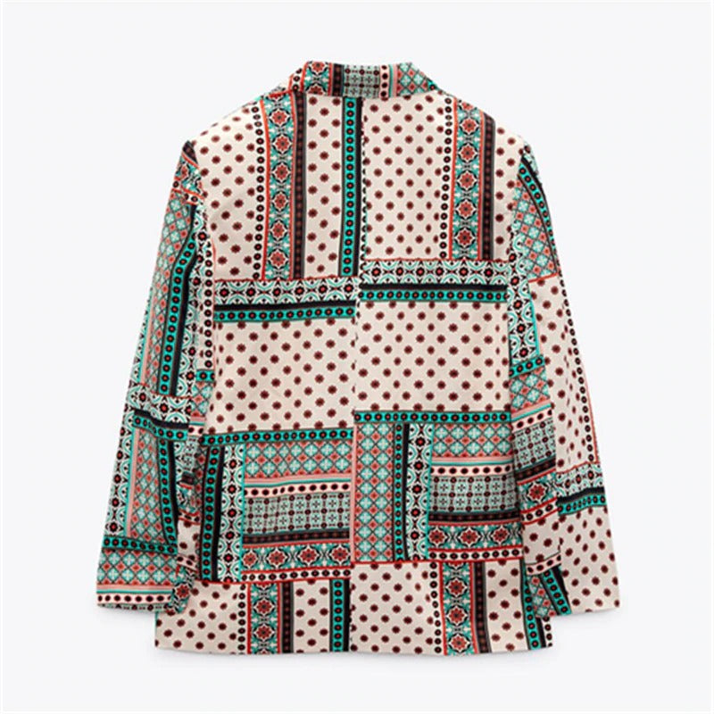 Jaden Printed Blazer and Pants Set