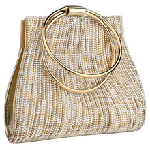 Maisie Rhinestone Clutch with Pearl Detailing