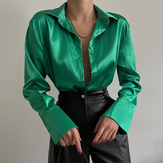 Kenza Satin Shirt