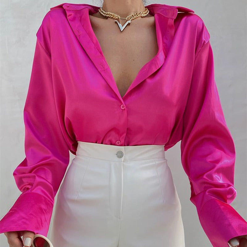 Kenza Satin Shirt