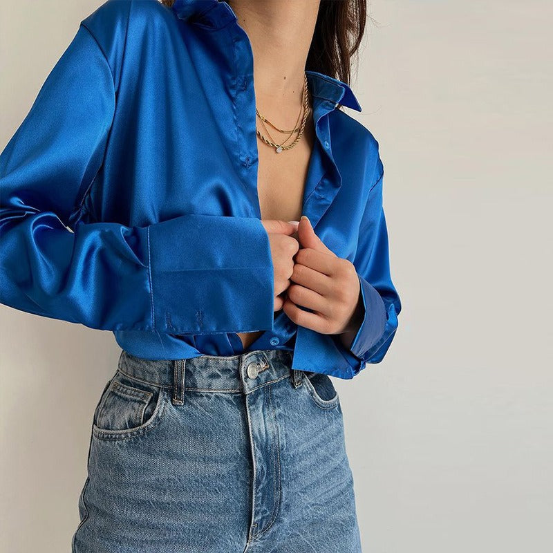 Kenza Satin Shirt