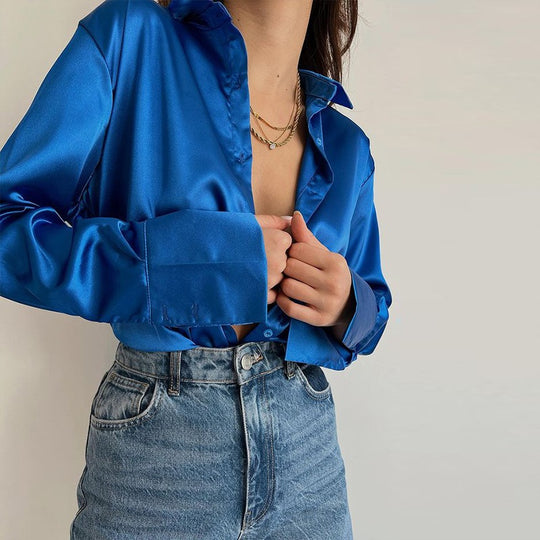 Kenza Satin Shirt