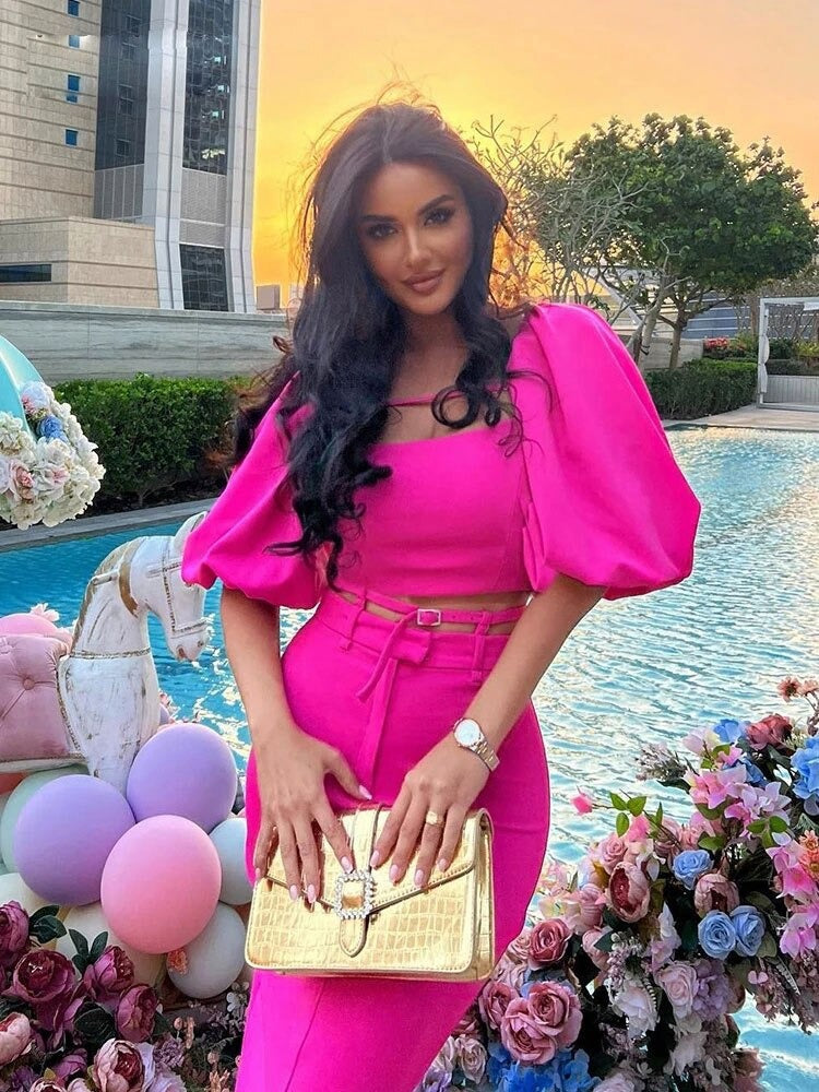 Rose luxury Coord Set