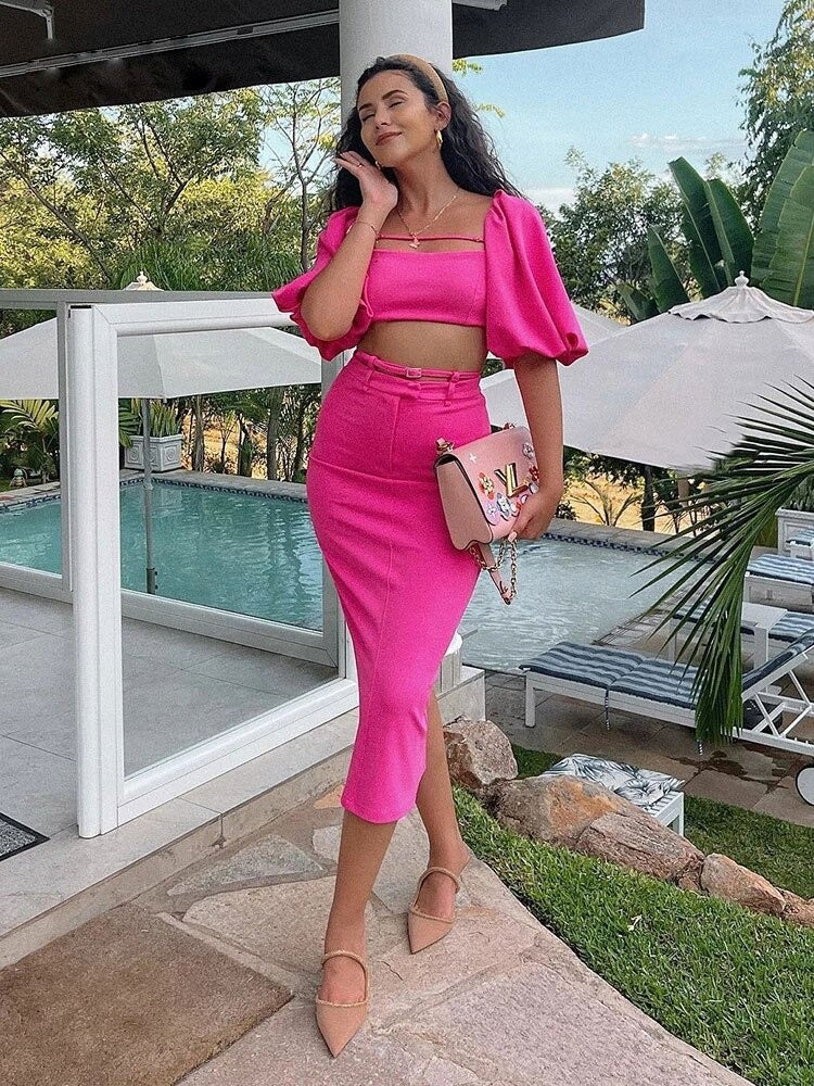 Rose luxury Coord Set