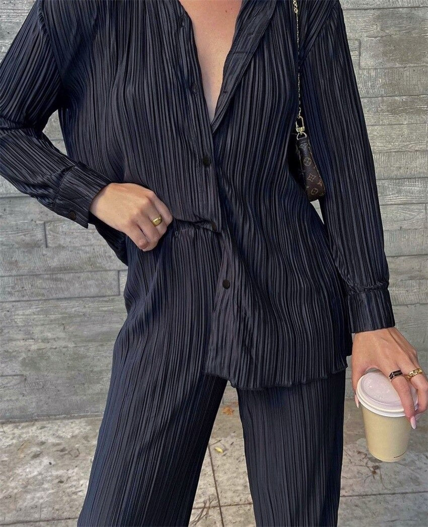 Lauren Pleated Coord Set