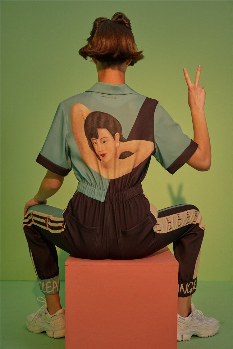 Venus Color Block Jumpsuit