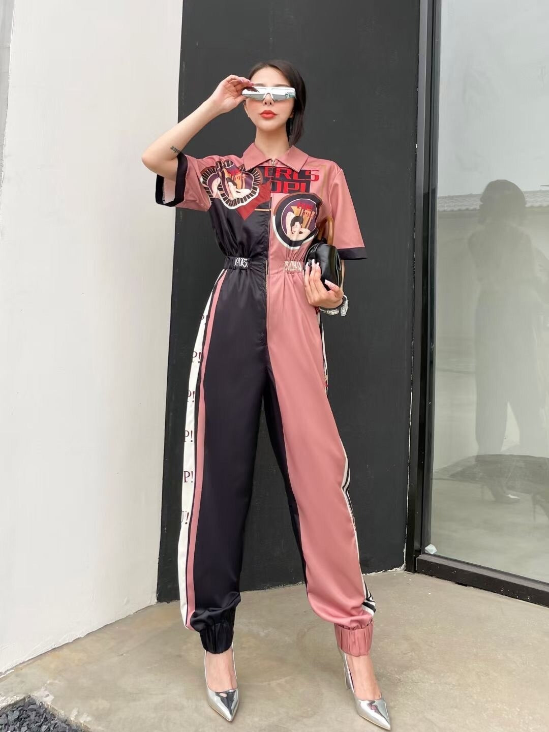 Venus Color Block Jumpsuit