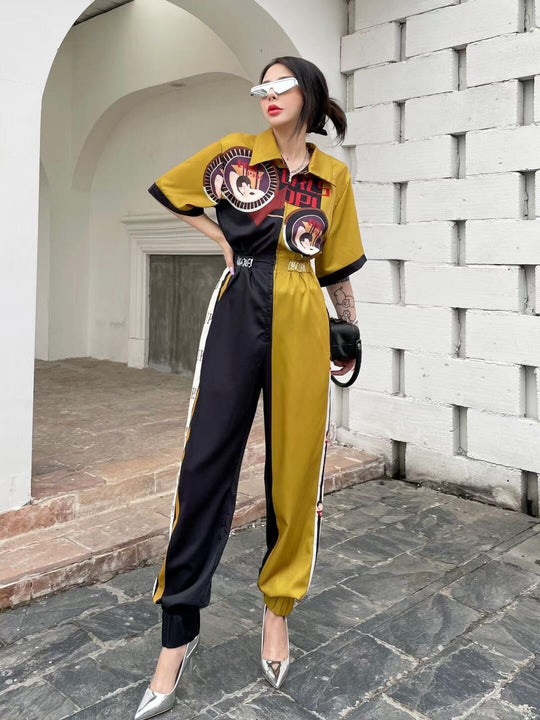 Venus Color Block Jumpsuit