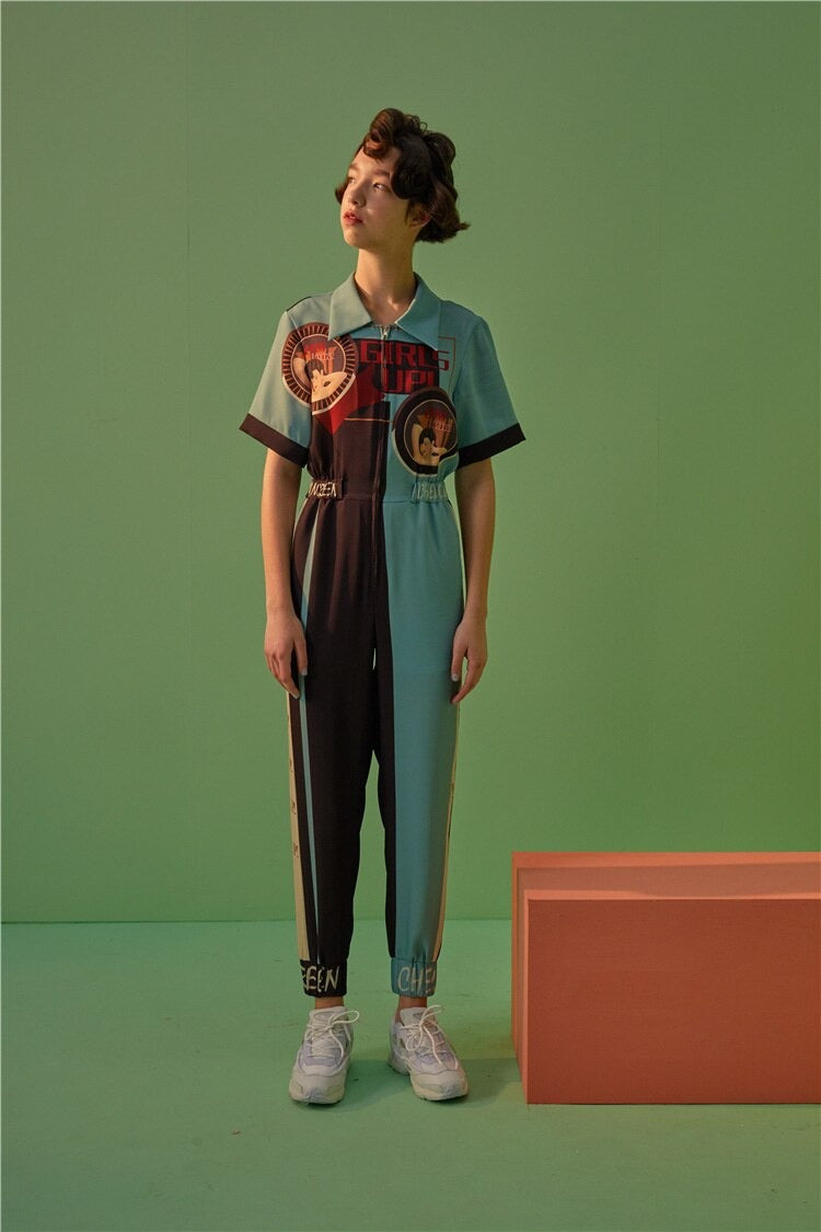 Venus Color Block Jumpsuit