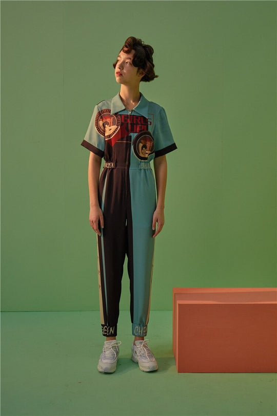 Venus Color Block Jumpsuit