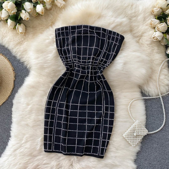 Gina Strapless Designer Dress