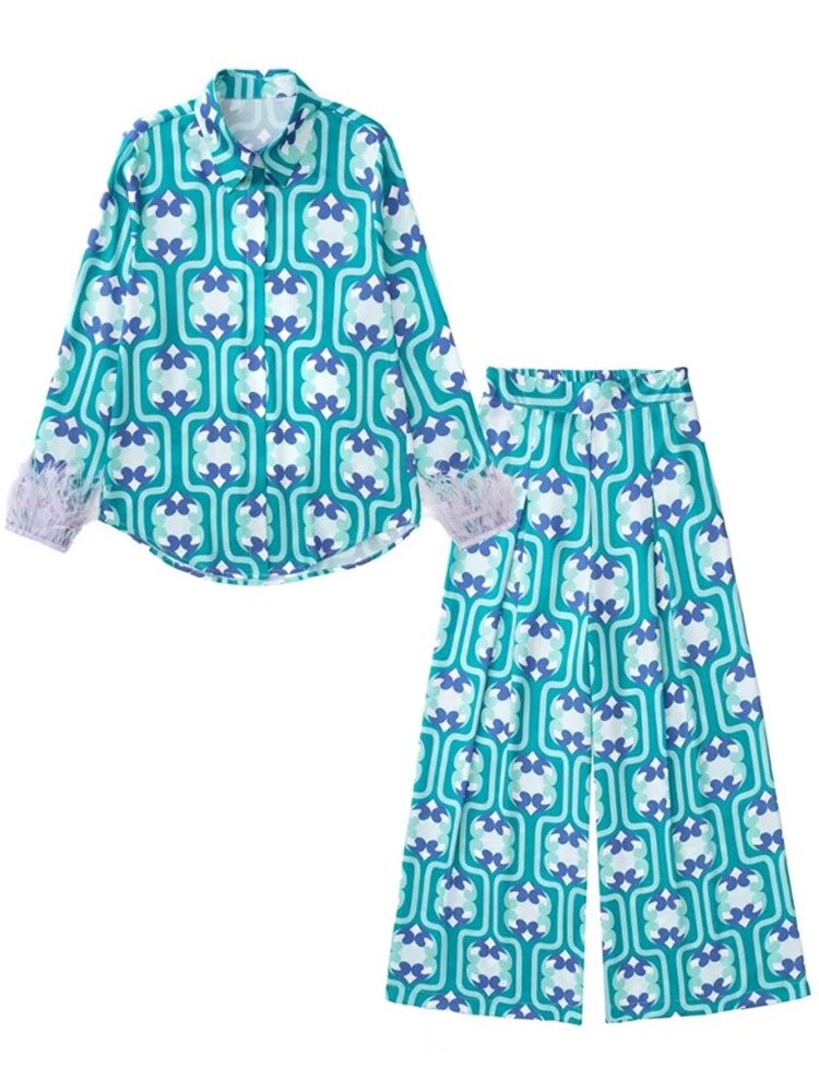 Alex Printed Coord Set