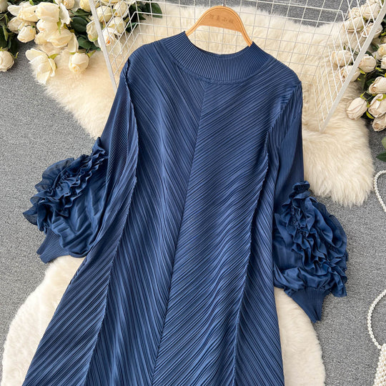 Daphne Ruffled Vintage Dress