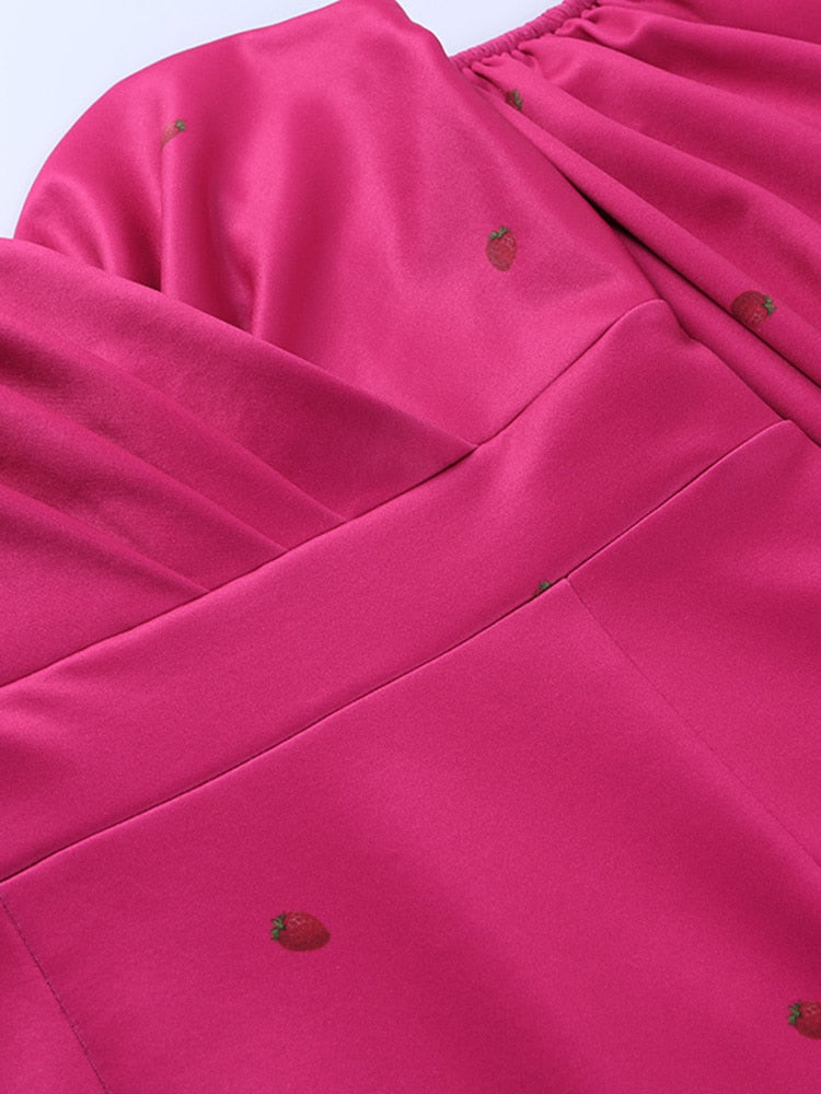 Vienna Mermaid Dress with Lantern Sleeves