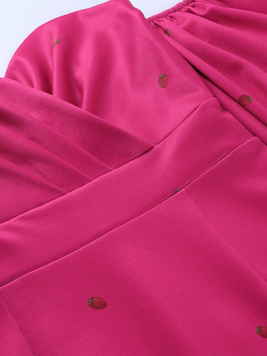 Vienna Mermaid Dress with Lantern Sleeves