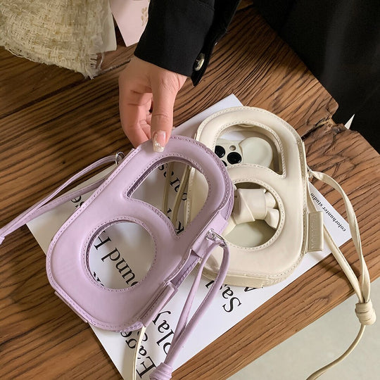 Clear Hollow out Crossbody Bag