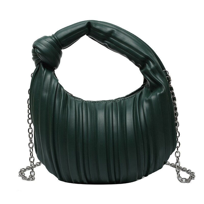 Hobo Pleated Shoulder Bag