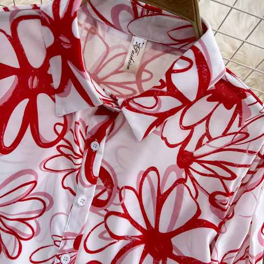 Shenice Printed Two Piece Coord Set