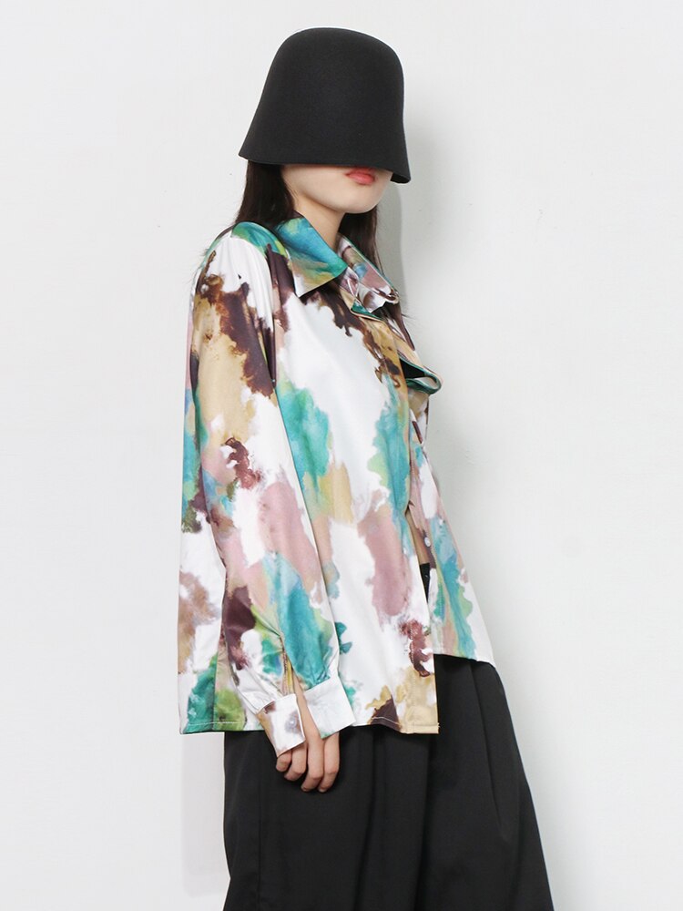 Elaine Gradient Printed Shirt