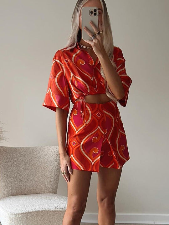Valentina Printed Coord Set