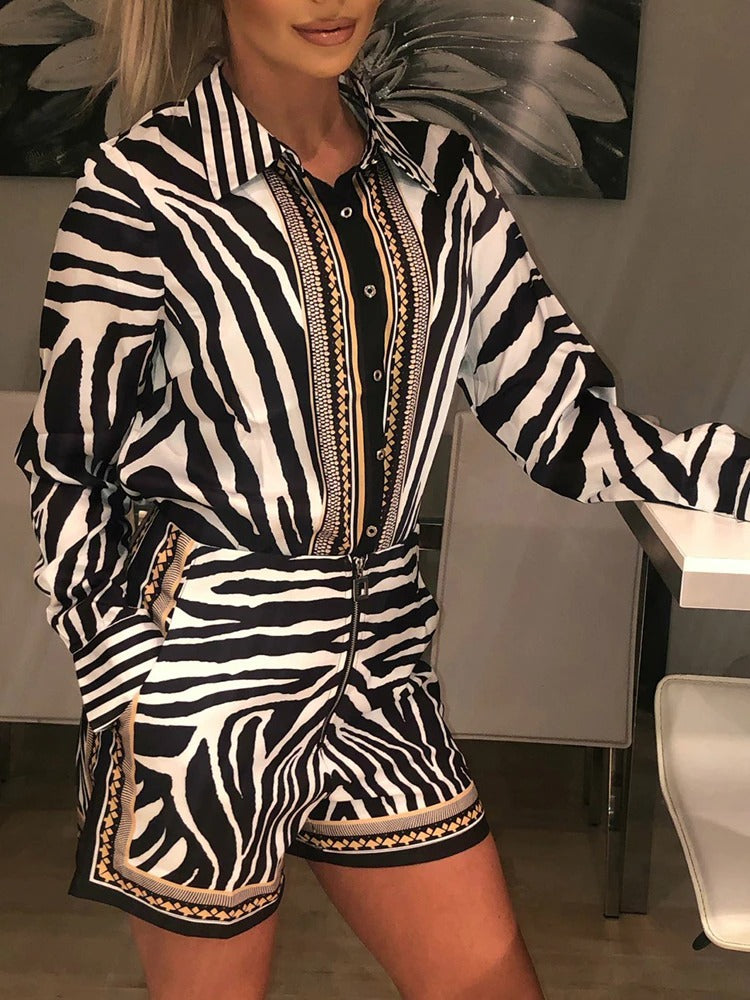 Raven Printed Coord Set