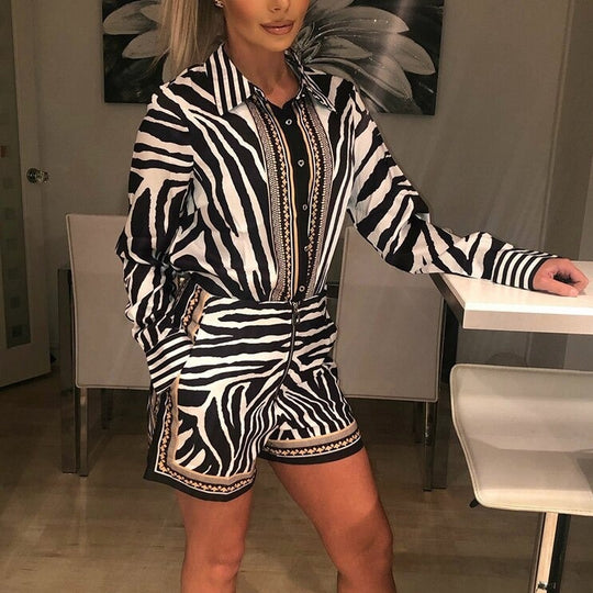 Raven Printed Coord Set