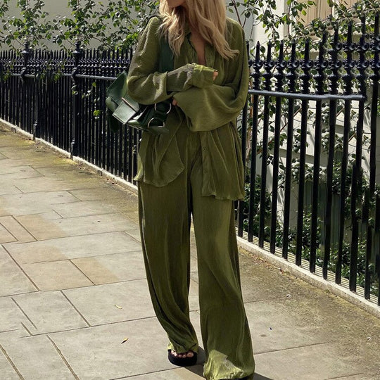 Lauren Pleated Coord Set