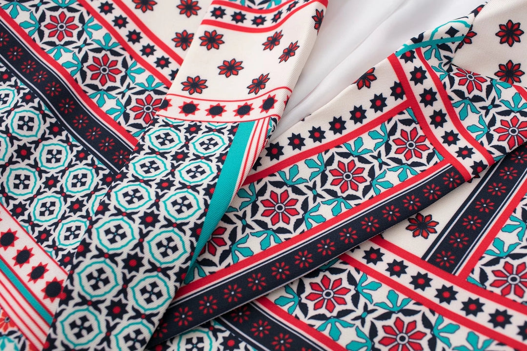 Jaden Printed Blazer and Pants Set